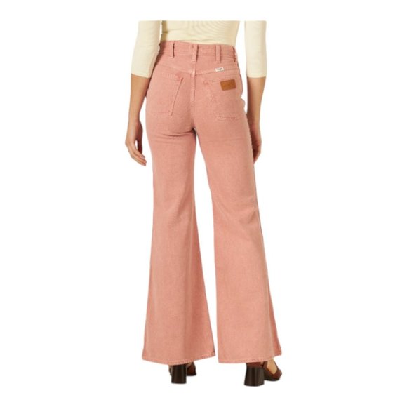 VTG Wrangler Flare Bellbottom Jeans 622 Wanderer Pink Earth Wash size 30x34 NWT
